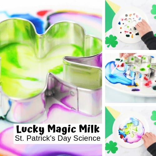 St Patrick’s Day Magic Milk Experiment