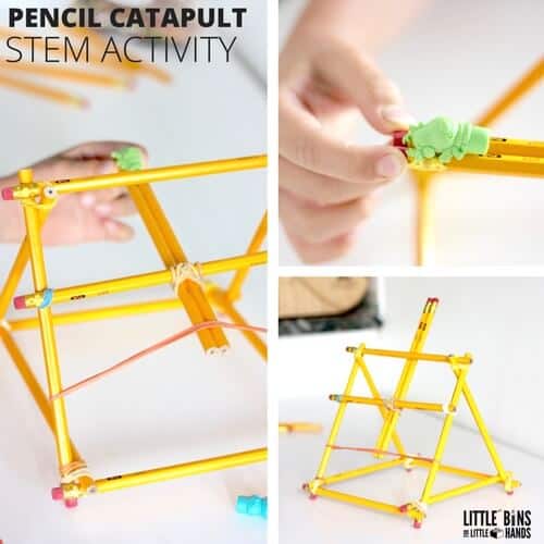 Pencil Catapult STEM Activity