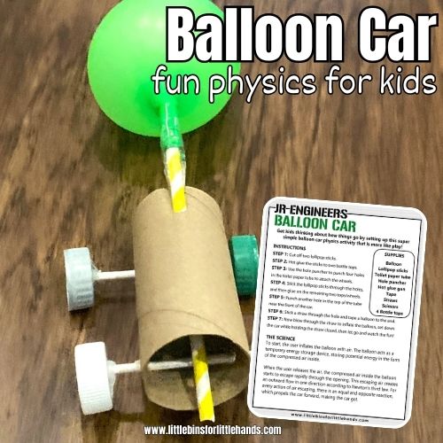 How To Make A Balloon Powered Car