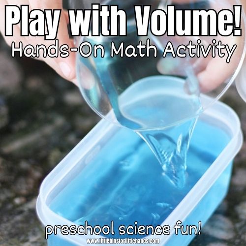 Preschool Volume Activity