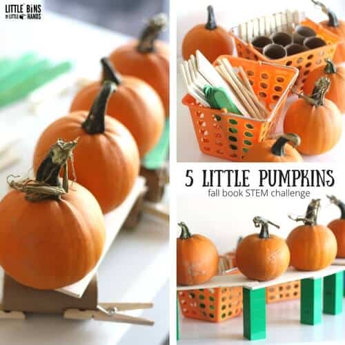 5 Little Pumpkins STEM Challenge