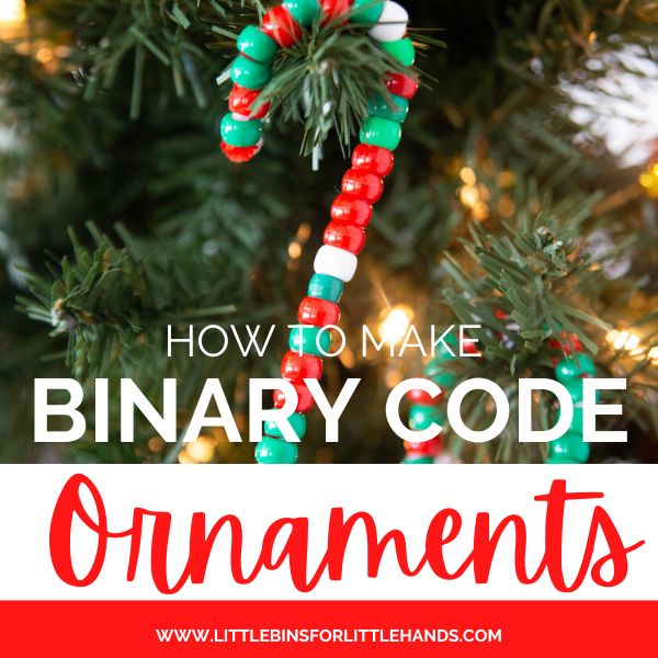 Binary Code Christmas Ornament