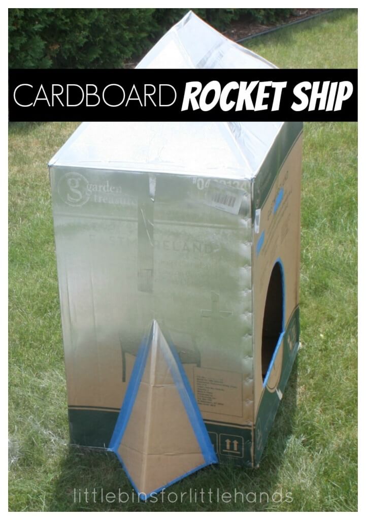 Cardboard Box Rocket Ship How To Make a Cardboard Box Rocket Ship