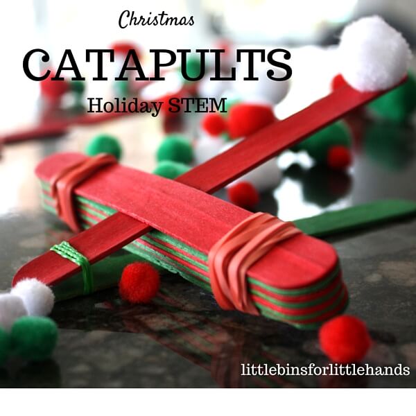 Christmas Simple Catapult Holiday STEM