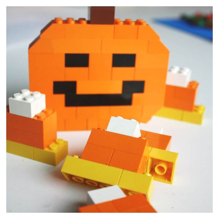 LEGO Jack O Lantern For Halloween