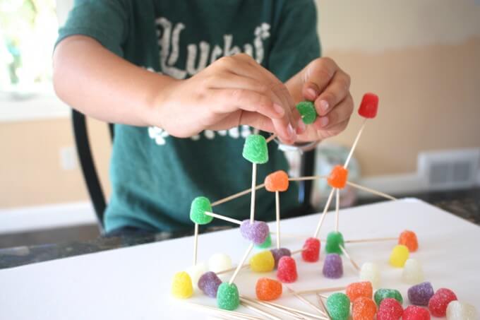Building Structures with Gum Drops