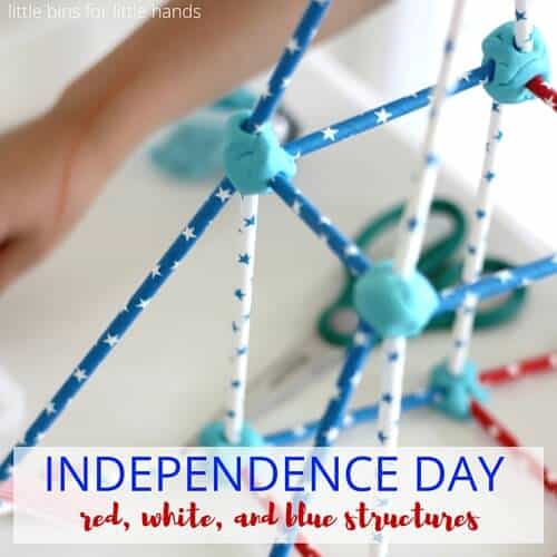 Independence Day Building Structures STEM Activity