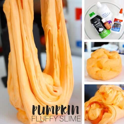 Easy Fluffy Pumpkin Slime