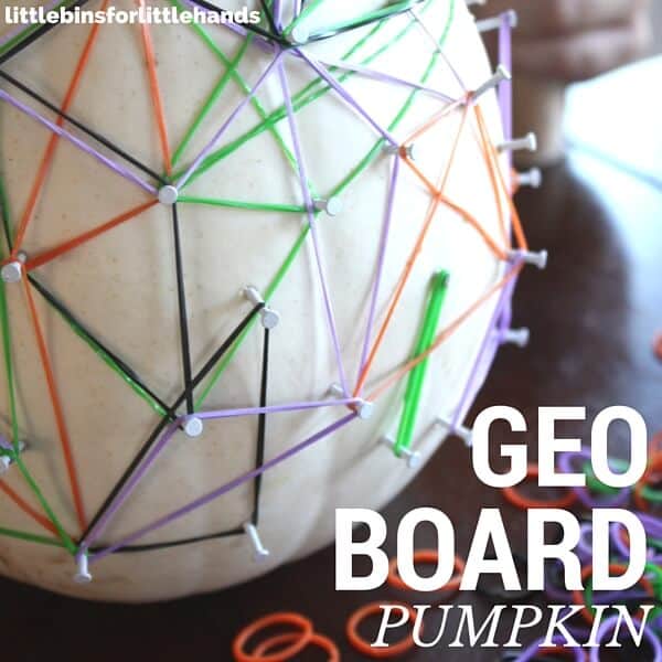 Make A Pumpkin Geoboard