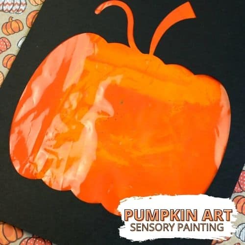 Mess Free Pumpkin Painting In A Bag