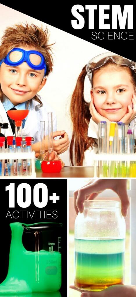 STEM activities for kids. The best resource for science activities and STEM challenges you will ever need. We have everything science including chemistry and physics for kids for ages 3-9. We even have slime science and homemade slime recipes. Simple and easy kids science experiments that make for fun science activities kids can't get enough of!