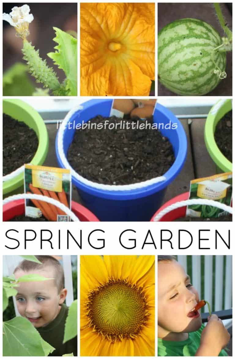 Spring Garden Activity with The Surprise Garden Book