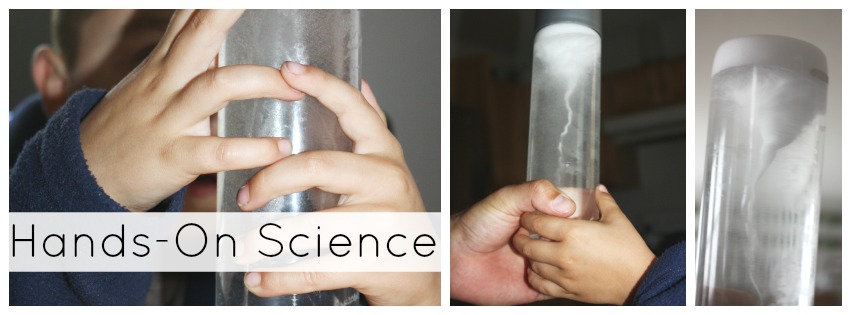 Tornado bottle hands on science