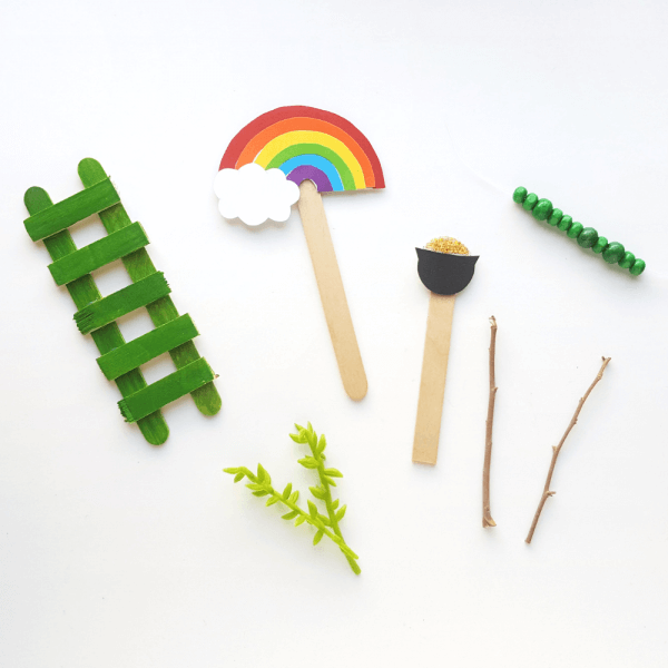 items to include in leprechaun trap ideas are rainbows, ladders, pots of gold
