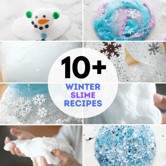 winter slime recipes